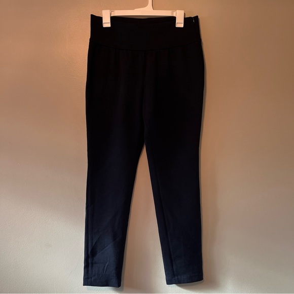 AKRIS Punto Women’s Black Stretch Dress Casual Work Pants Size 12 Wool Blend - Picture 1 of 7